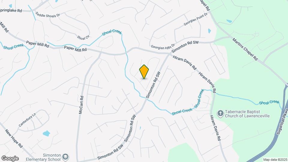 1042 Simon Park Cir Mapa y Detalles de la Ubicación