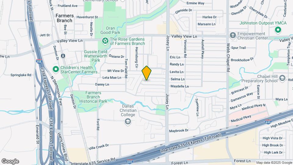 2821 Maydelle Ln Map and Location Details