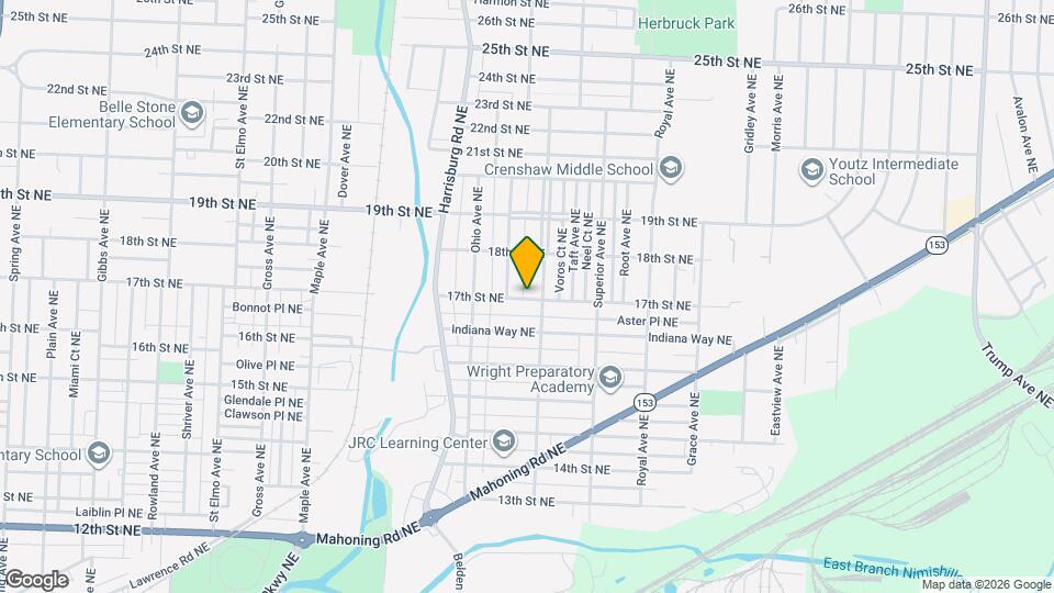 2213 17th St NE Map and Location Details