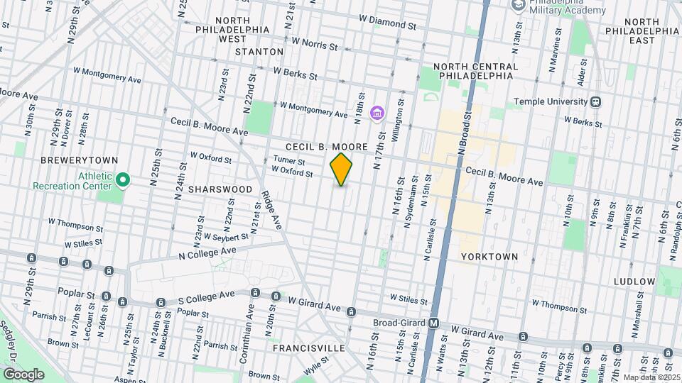 1528 N 18th St Map and Location Details