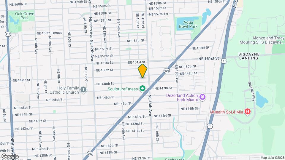 1555 NE 148th St Map and Location Details