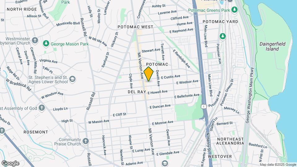 208 E Windsor Ave Mapa y Detalles de la Ubicación