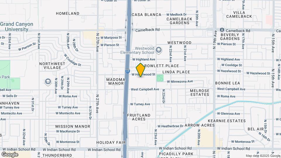 2413 W Hazelwood St Mapa y Detalles de la Ubicación