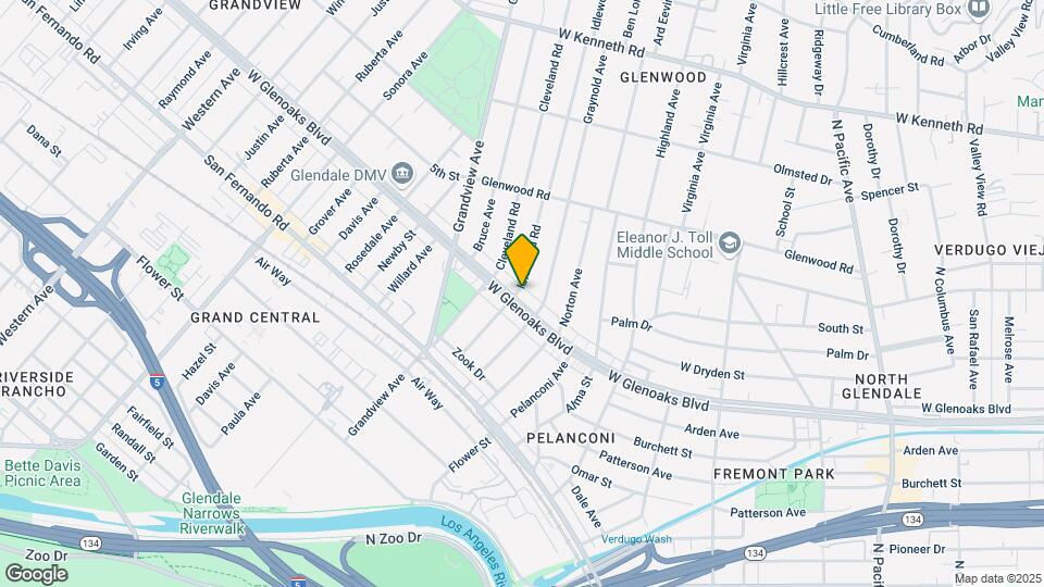1102 Idlewood Rd Mapa y Detalles de la Ubicación