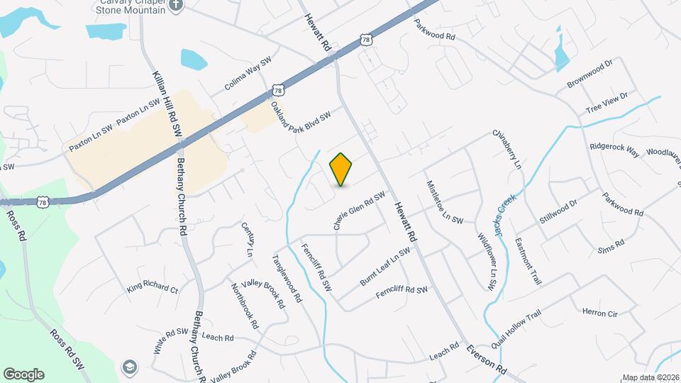 2364 Oakland Spring Dr Mapa y Detalles de la Ubicación