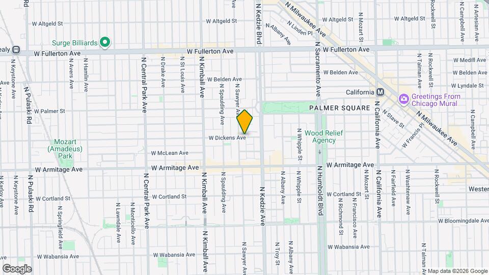 3235 W Dickens Ave, Unit 2 Mapa y Detalles de la Ubicación