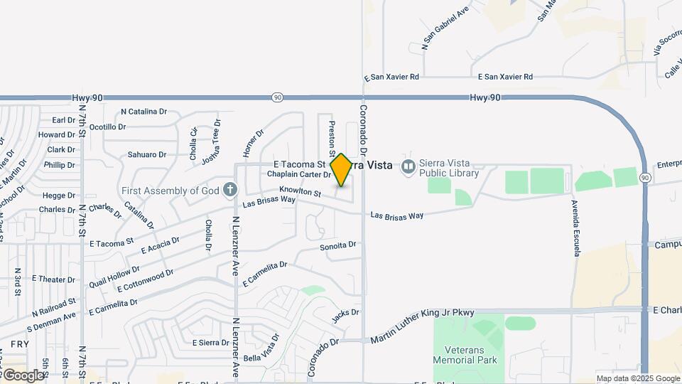 885 Leonard Wood St Map and Location Details