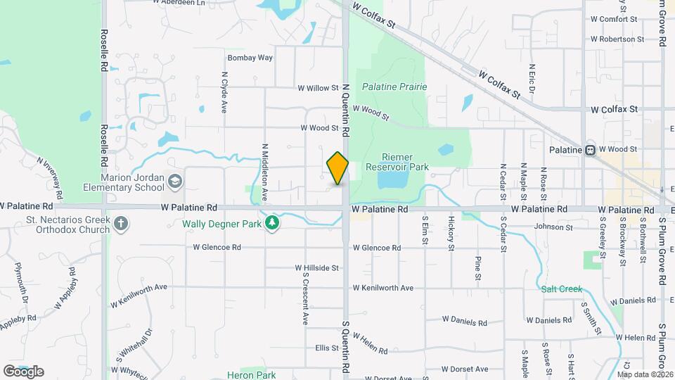 821 W Chase Ln Map and Location Details