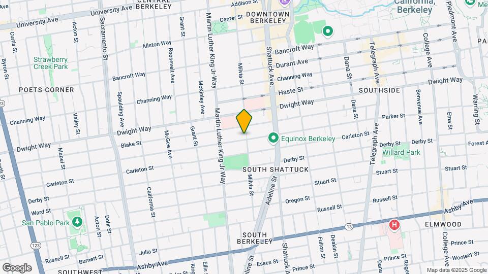 2594 Milvia St Map and Location Details