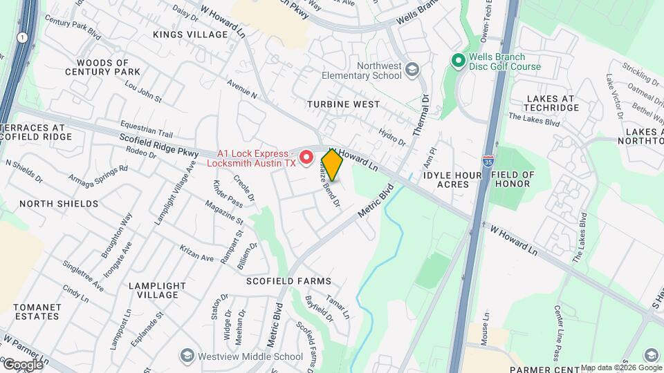 1636 Maize Bend Dr Map and Location Details