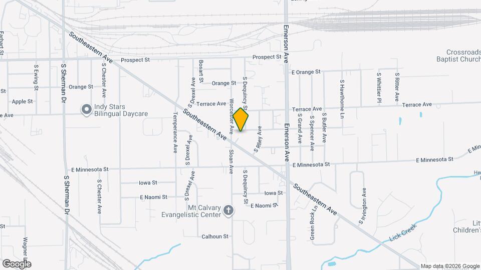 4815 Rowney St Map and Location Details