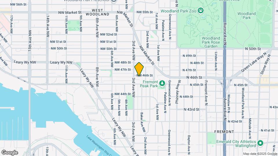 221 NW 46th St Map and Location Details