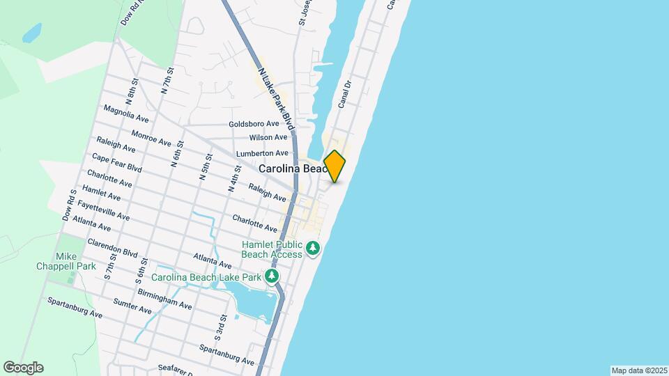 222 Carolina Beach Ave N, Unit 314 Map and Location Details