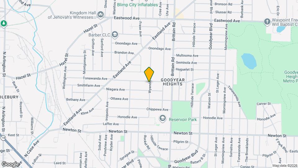 570 Wyandot Ave Mapa y Detalles de la Ubicación