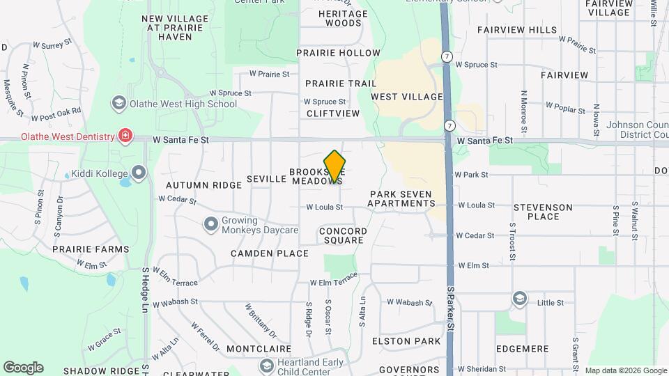 109 S Saxony Dr Map and Location Details