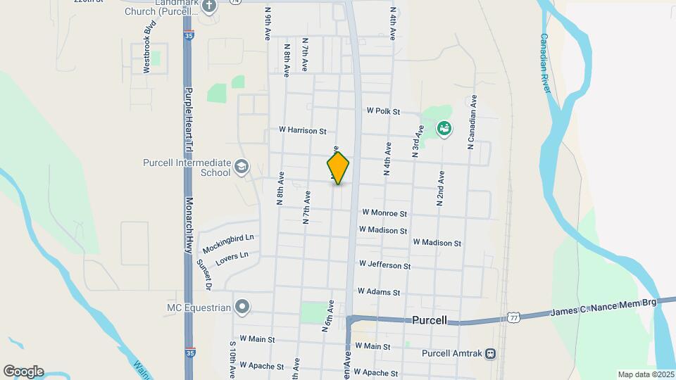 610 N 6th Ave Map and Location Details