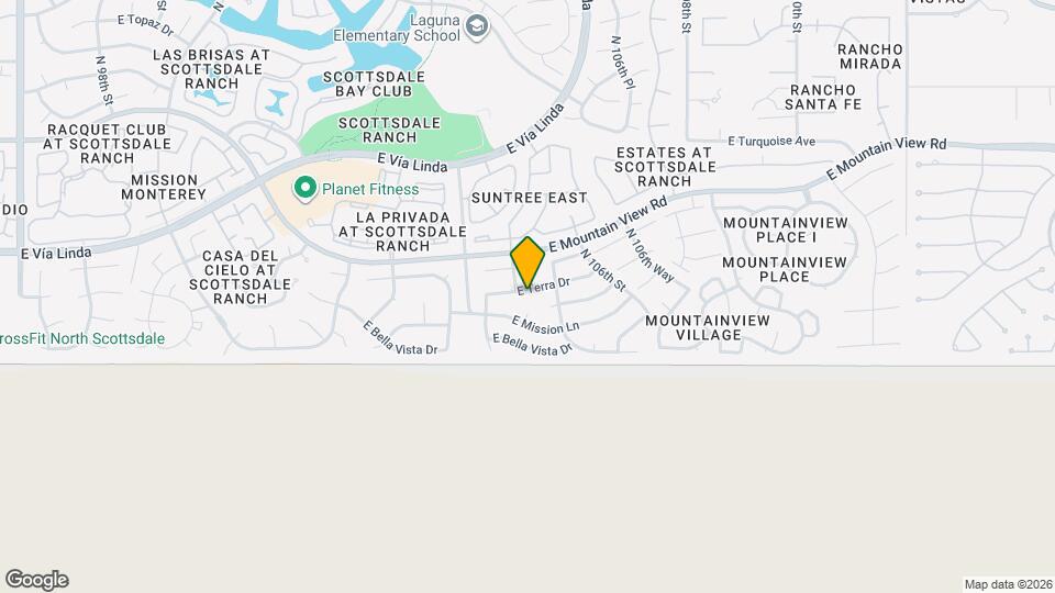 10511 E Terra Dr Map and Location Details