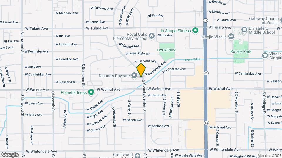 2920 W Vassar Ave Map and Location Details