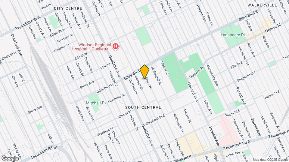 1271 Windsor Ave Map and Location Details