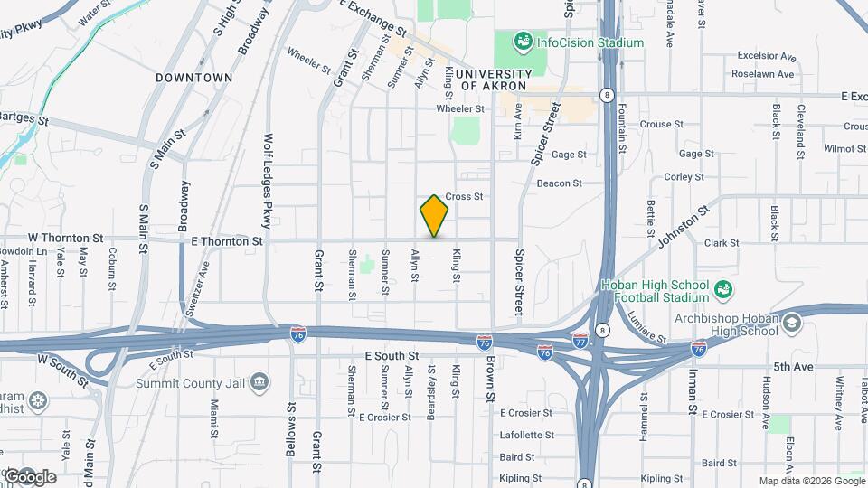 370 E Thornton St Map and Location Details