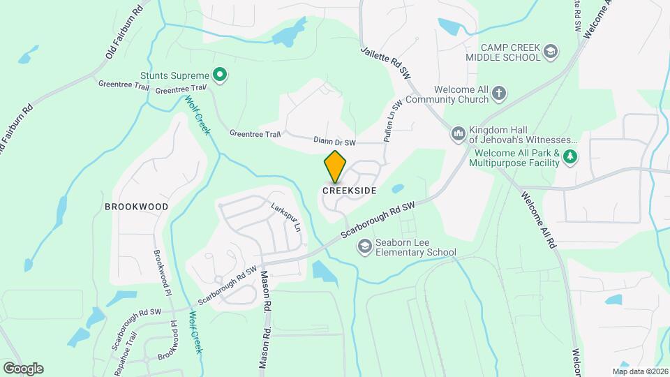 4644 Creekside Cove Map and Location Details