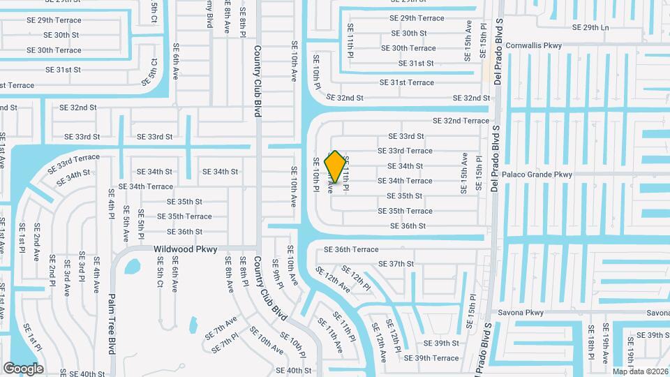 3413 SE 11th Ave Mapa y Detalles de la Ubicación