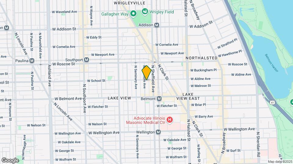 3253 N Kenmore Ave, Unit 1 Mapa y Detalles de la Ubicación
