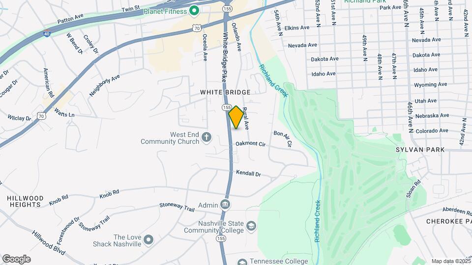 268 White Bridge Pike Map and Location Details