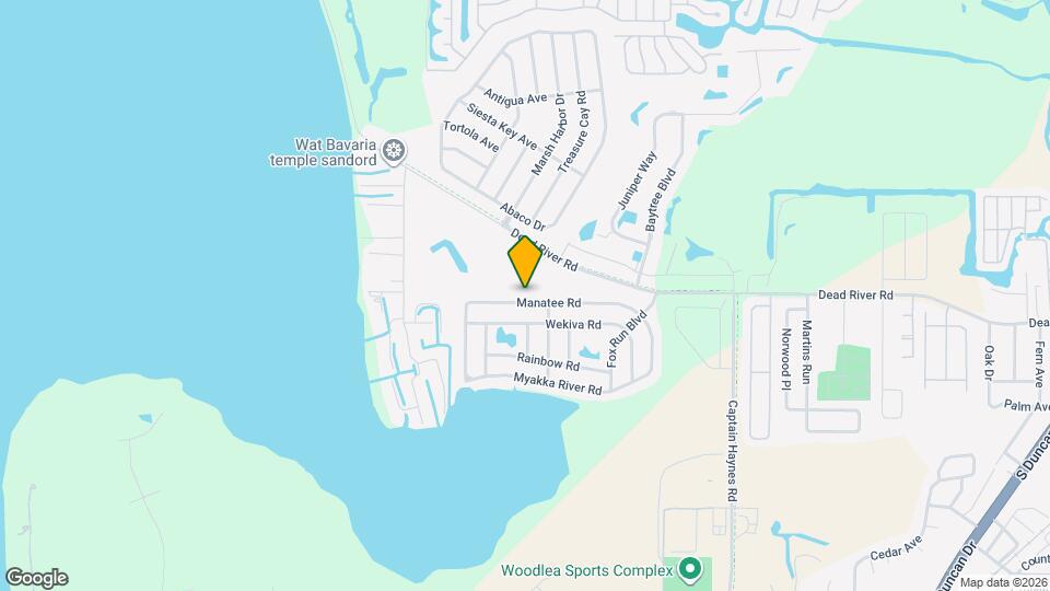 3224 Manatee Rd Map and Location Details
