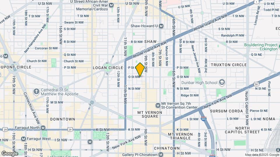 922 O St NW Map and Location Details