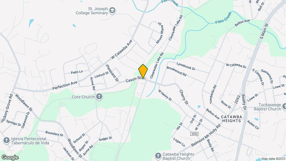 825 Cason St Map and Location Details