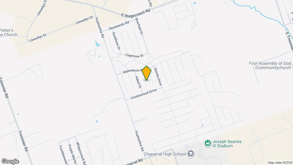 9600 Rogano Court Map and Location Details