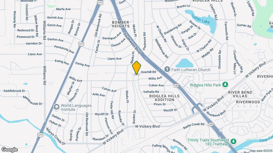 7132 Overhill Rd Map and Location Details