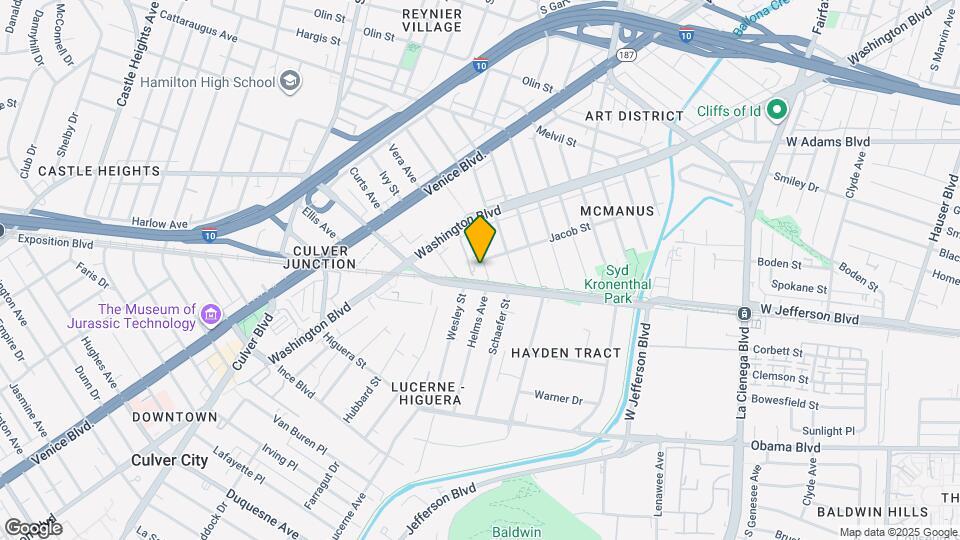 3411 Helms Ave, Unit Unite 2 Map and Location Details