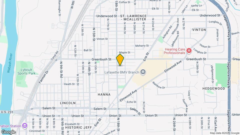 1809 Morton St Map and Location Details