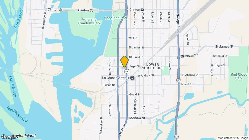 617 Rose St, Unit 617 Map and Location Details