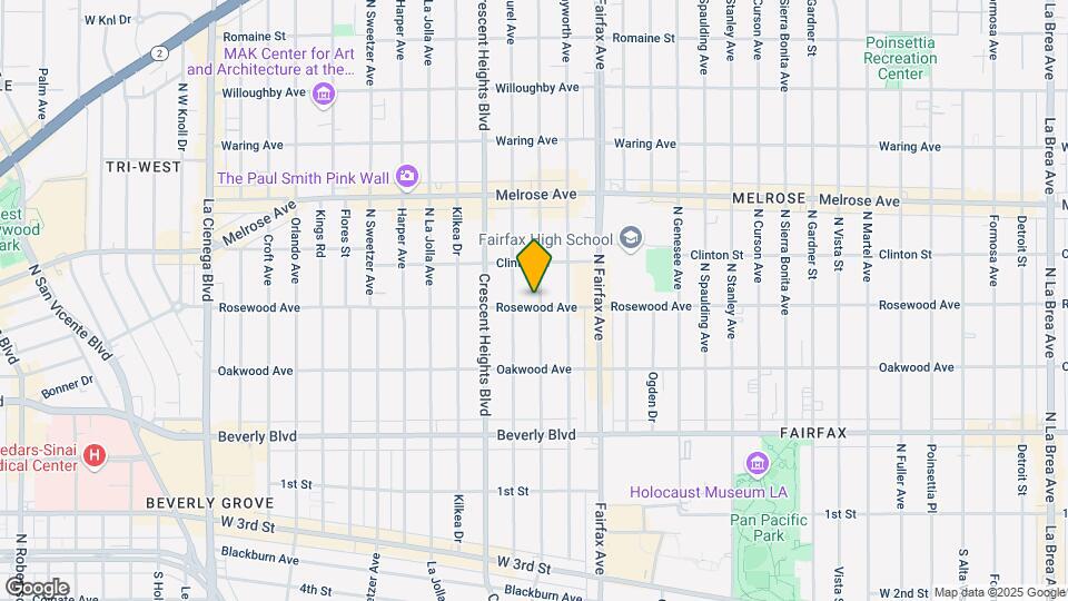 509 N Edinburgh Ave Map and Location Details