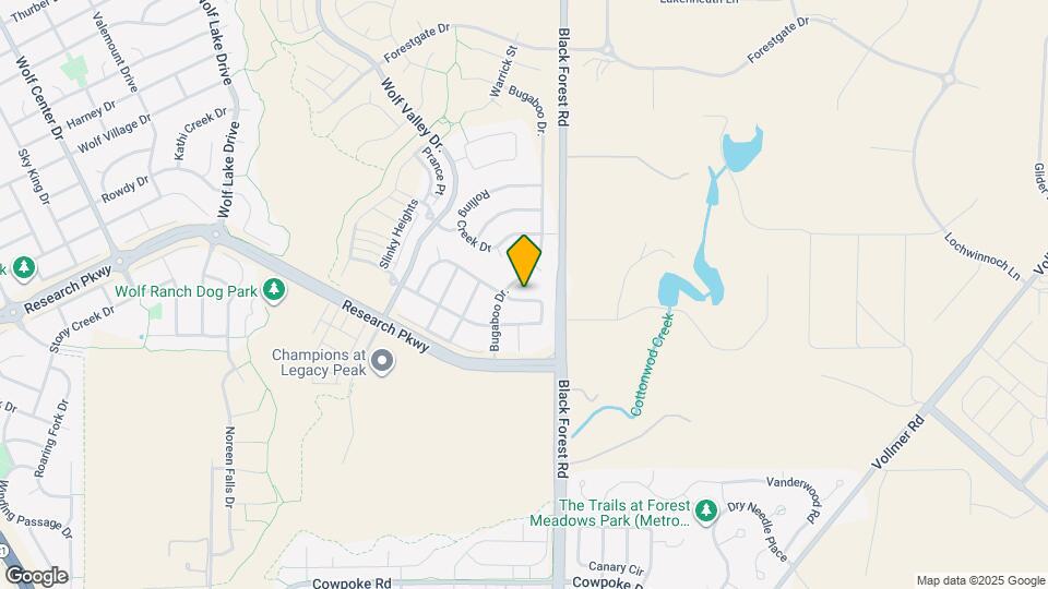 6636 Wolf Gulch Dr Map and Location Details