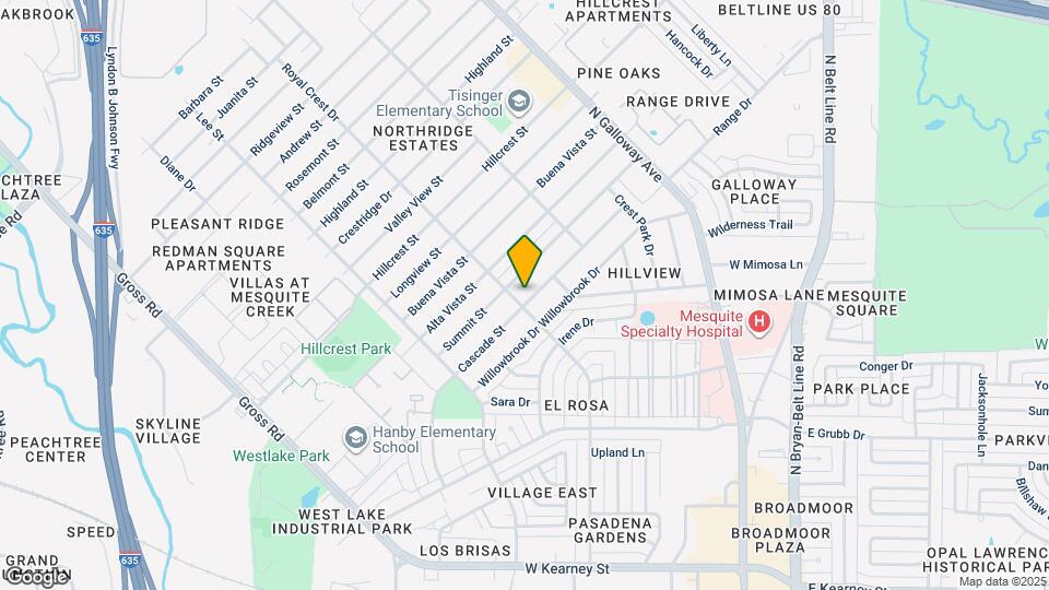 1505 Cascade St Map and Location Details