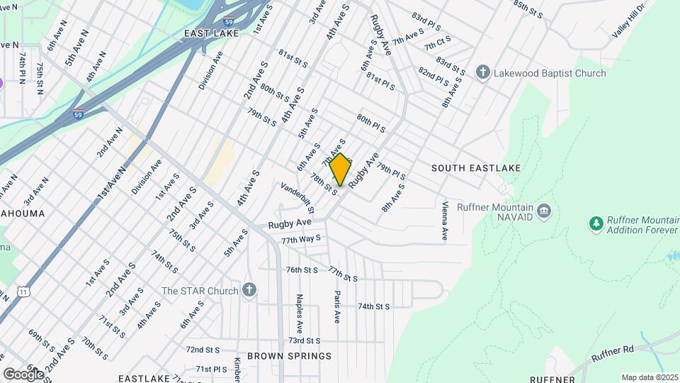 7802 Rugby Ave Mapa y Detalles de la Ubicación