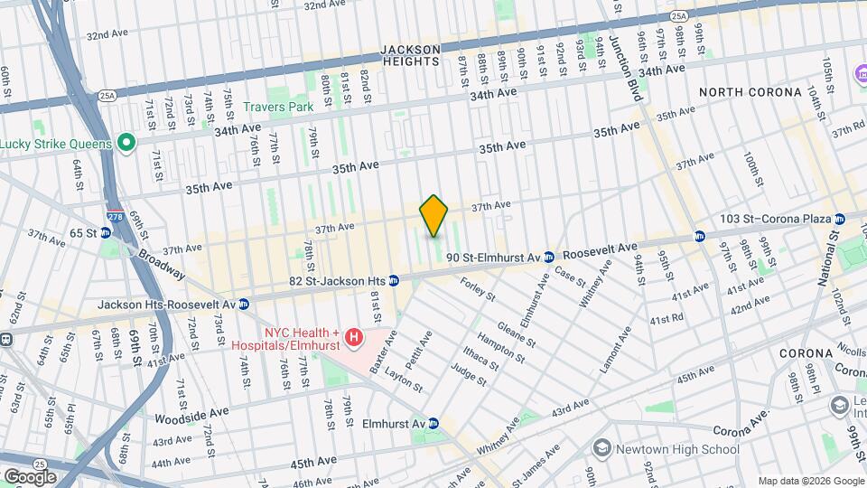 37-33 84th St, Unit 1 Map and Location Details