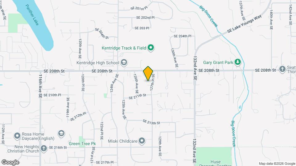 12638 SE 210th Ct Map and Location Details