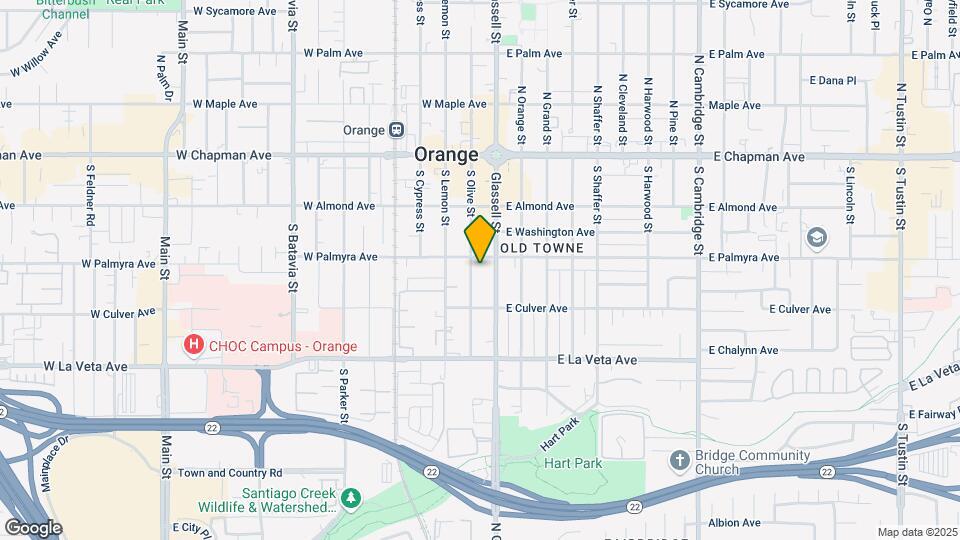 315-329 S Olive St Mapa y Detalles de la Ubicación