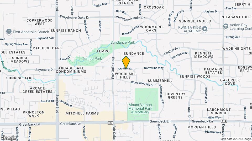 6560 Skyview Dr Map and Location Details