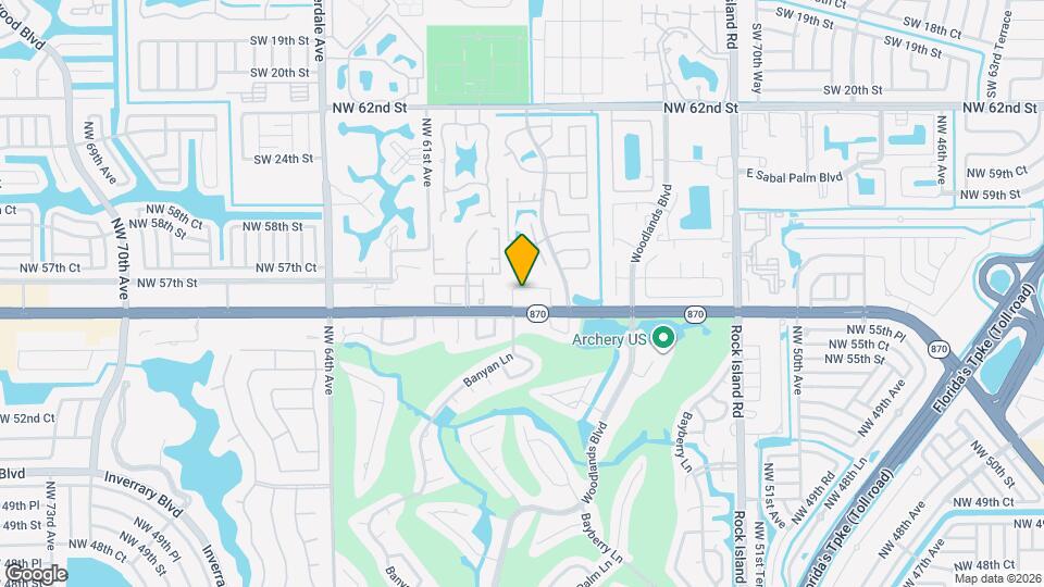 5820 NW 56th Pl Map and Location Details