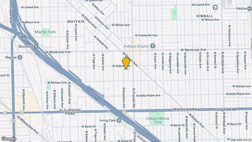 4243 N Keystone Ave Map and Location Details