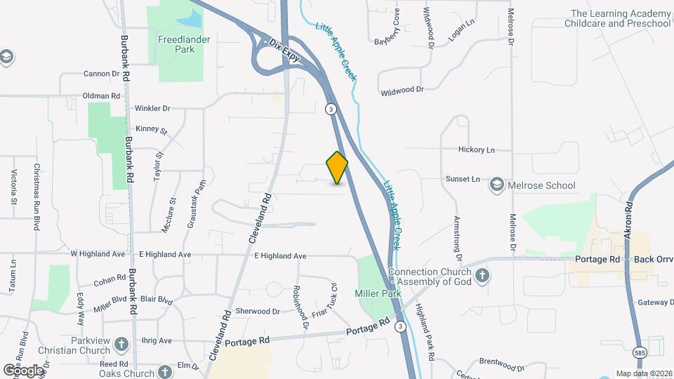 1066 Northview Dr Map and Location Details