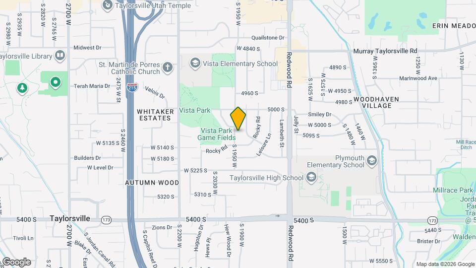 5089 S 1950 W Map and Location Details