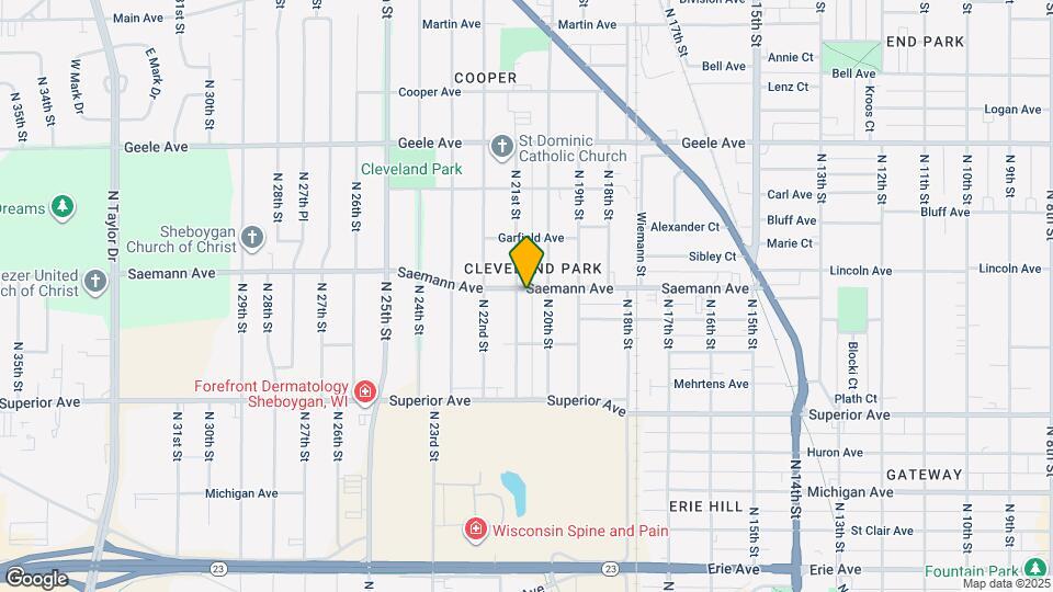 2021 Saemann Ave Map and Location Details