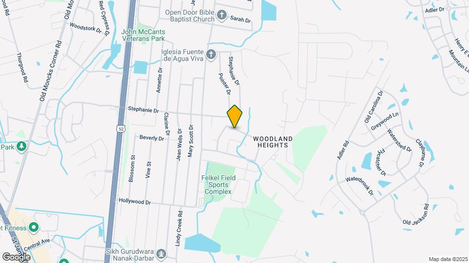 342 Water Oak Dr Map and Location Details
